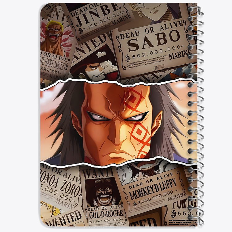 دفتر نقاشی 50 برگ خندالو طرح وان پیس (One Piece) کد F14454