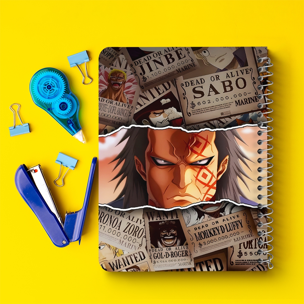دفتر نقاشی 50 برگ خندالو طرح وان پیس (One Piece) کد F14454