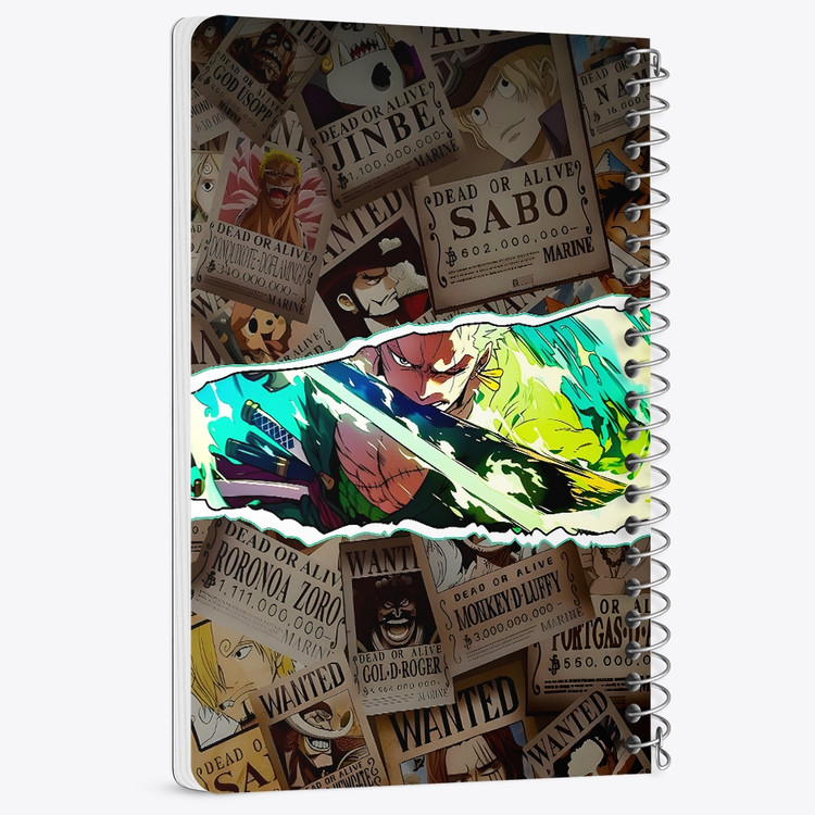 دفتر نقاشی 50 برگ خندالو طرح زورو وان پیس (One Piece) کد F14451