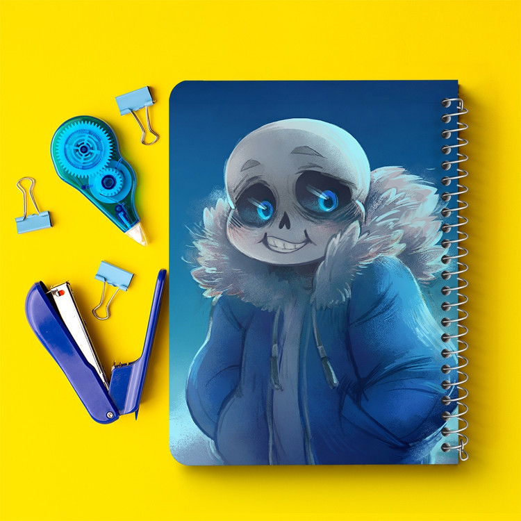 دفتر نقاشی 50 برگ خندالو طرح آندرتیل (Undertale) کد F14448
