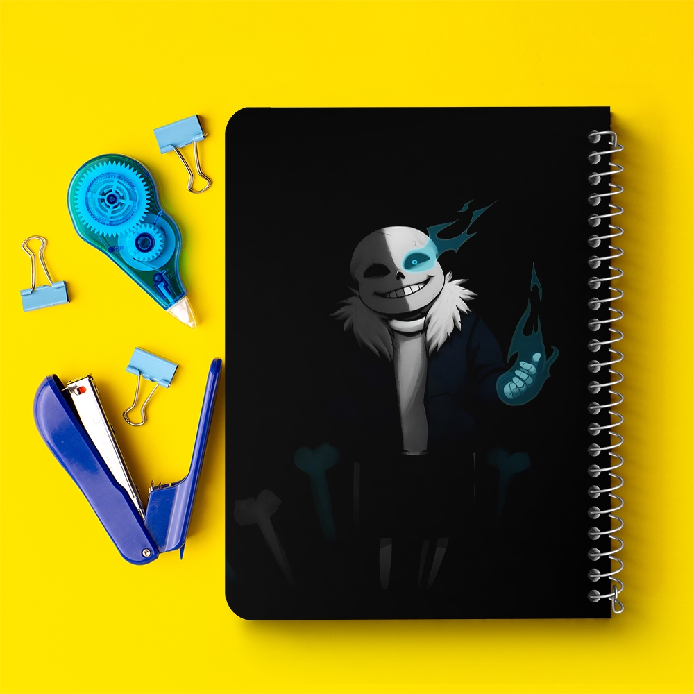 دفتر نقاشی 50 برگ خندالو طرح آندرتیل (Undertale) کد F14447