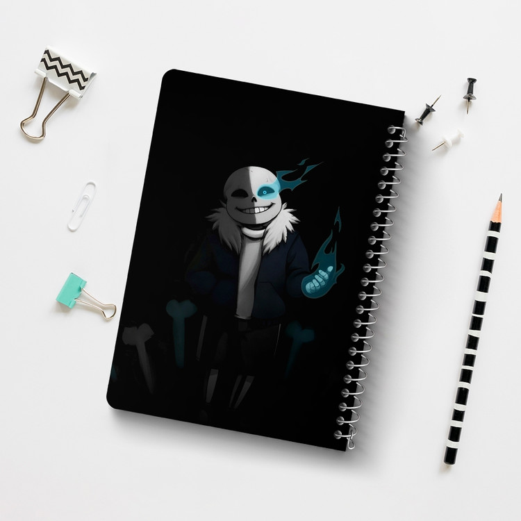 دفتر نقاشی 50 برگ خندالو طرح آندرتیل (Undertale) کد F14447