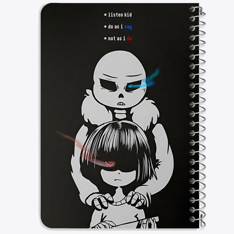 دفتر نقاشی 50 برگ خندالو طرح آندرتیل (Undertale) کد F14446