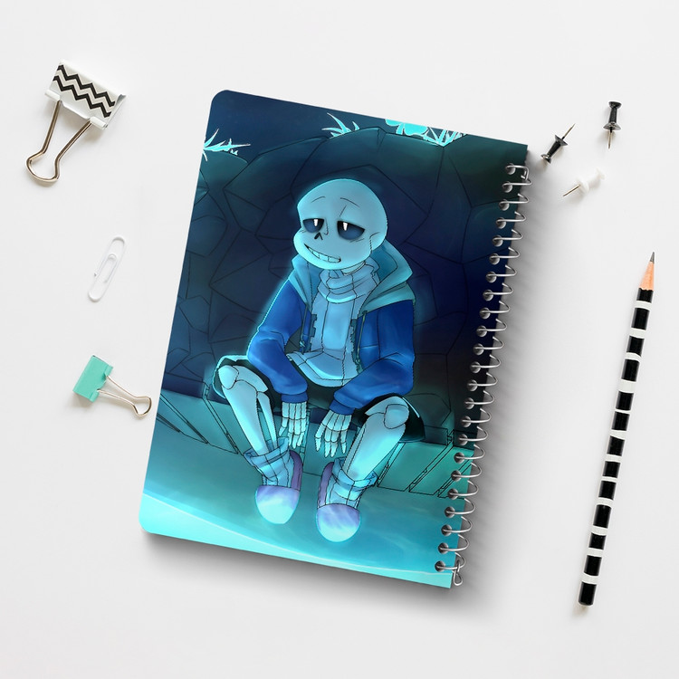 دفتر نقاشی 50 برگ خندالو طرح آندرتیل (Undertale) کد F14445