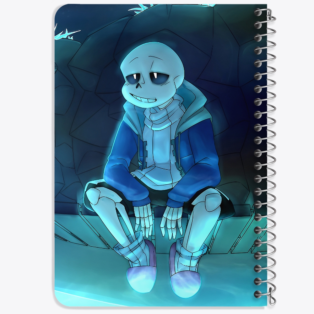 دفتر نقاشی 50 برگ خندالو طرح آندرتیل (Undertale) کد F14445