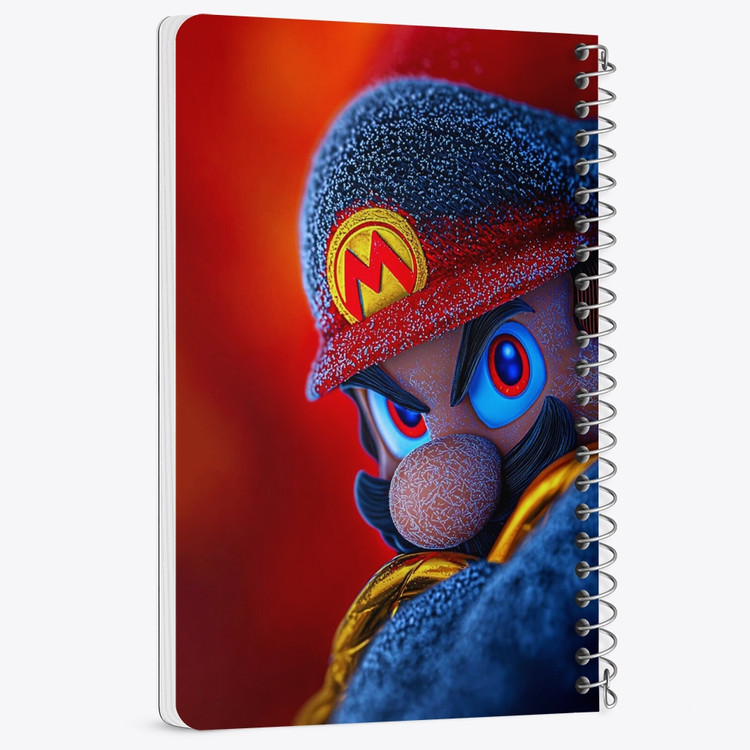 دفتر نقاشی 50 برگ خندالو طرح سوپر ماریو (Super Mario) کد F14444