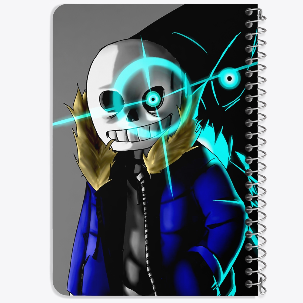 دفتر نقاشی 50 برگ خندالو طرح آندرتیل (Undertale) کد F14443