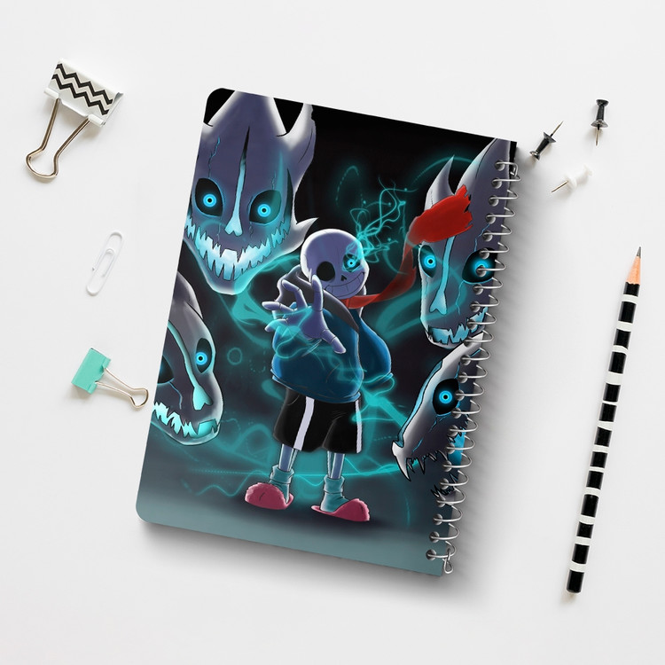 دفتر نقاشی 50 برگ خندالو طرح آندرتیل (Undertale) کد F14440
