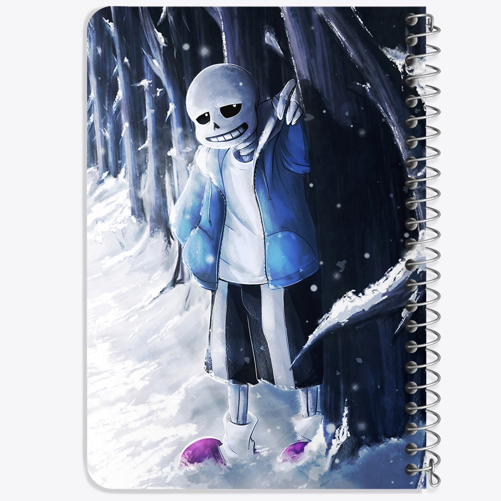 دفتر نقاشی 50 برگ خندالو طرح آندرتیل (Undertale) کد F14439
