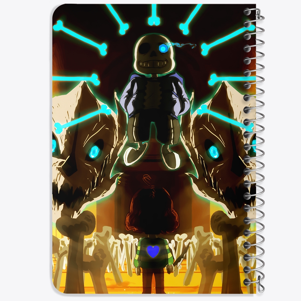 دفتر نقاشی 50 برگ خندالو طرح آندرتیل (Undertale) کد F14438