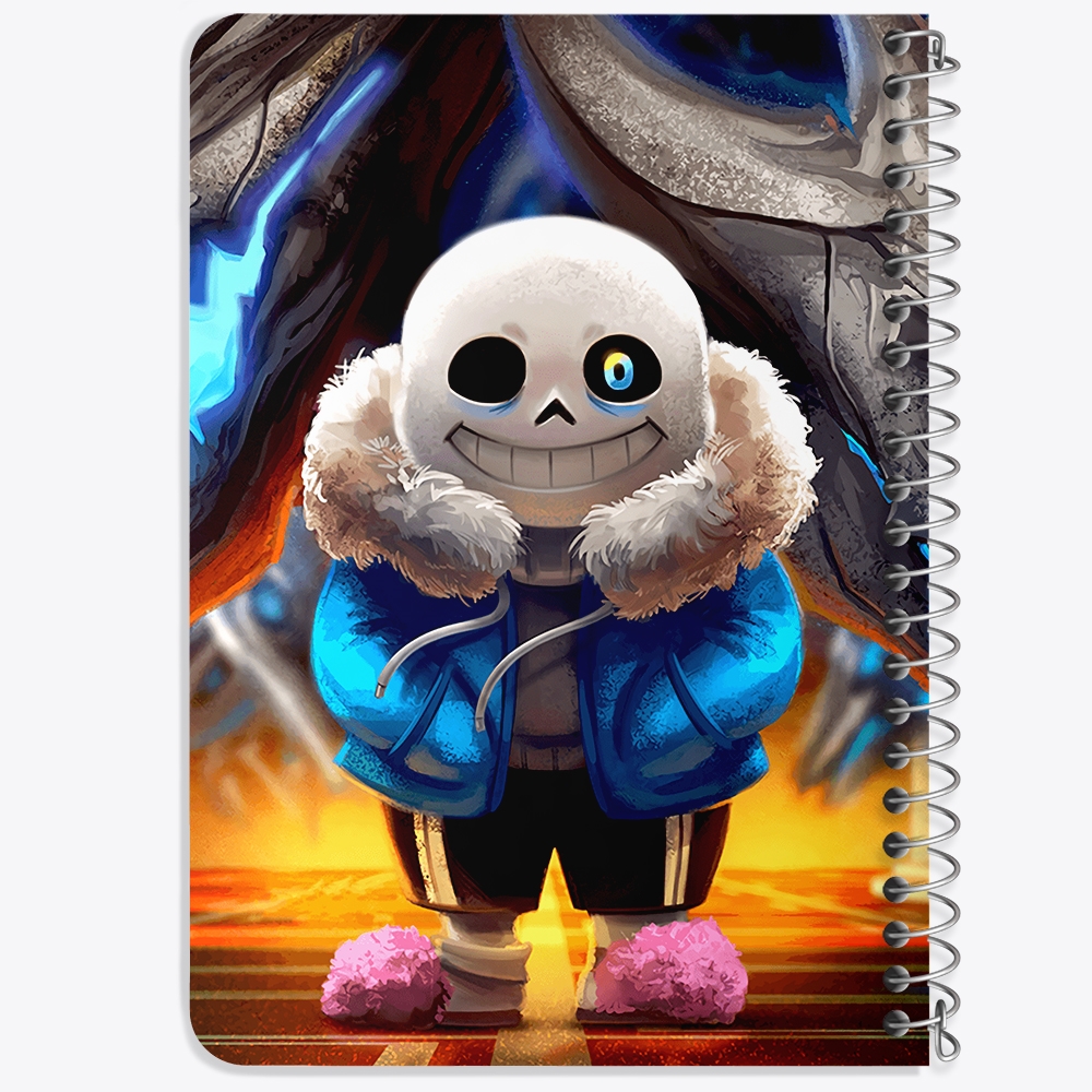 دفتر نقاشی 50 برگ خندالو طرح آندرتیل (Undertale) کد F14437