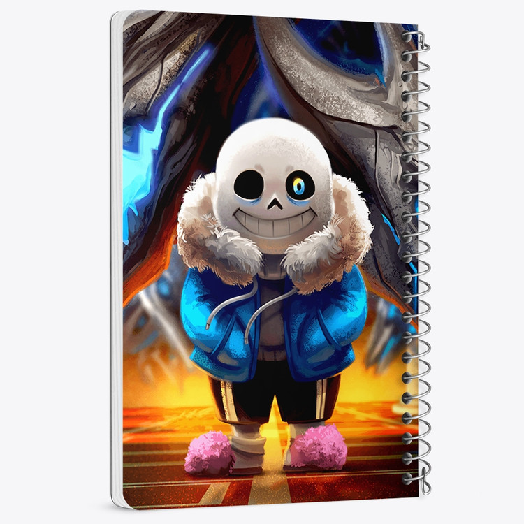 دفتر نقاشی 50 برگ خندالو طرح آندرتیل (Undertale) کد F14437