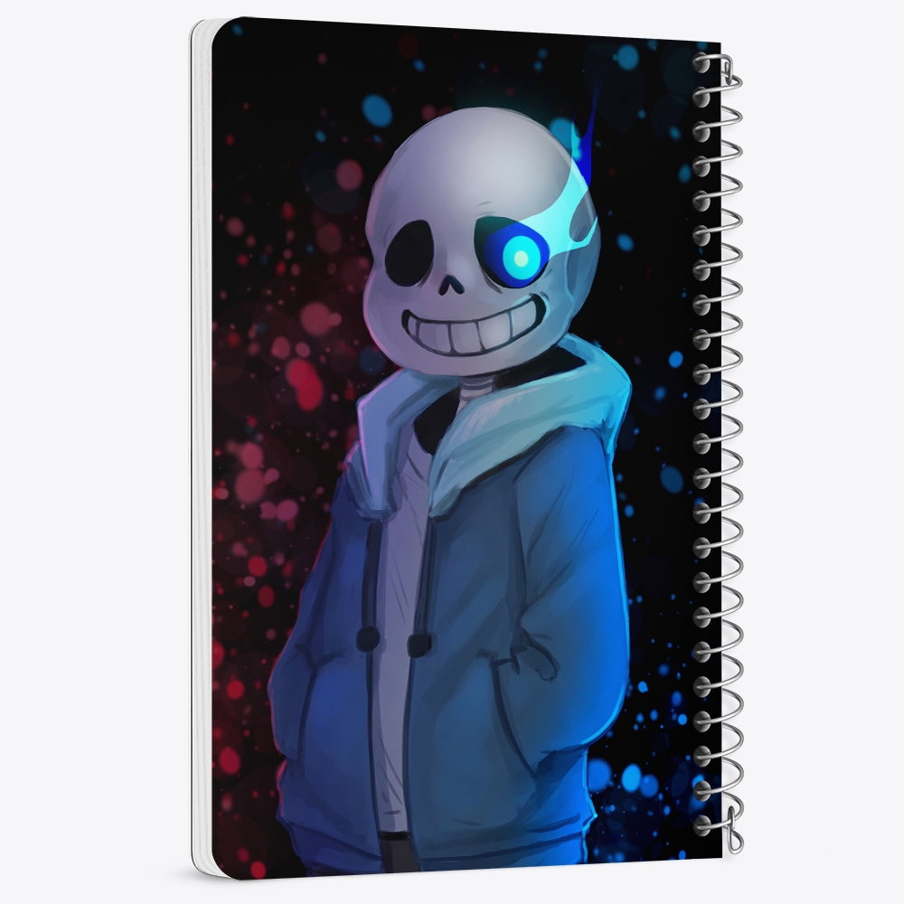 دفتر نقاشی 50 برگ خندالو طرح آندرتیل (Undertale) کد F14435