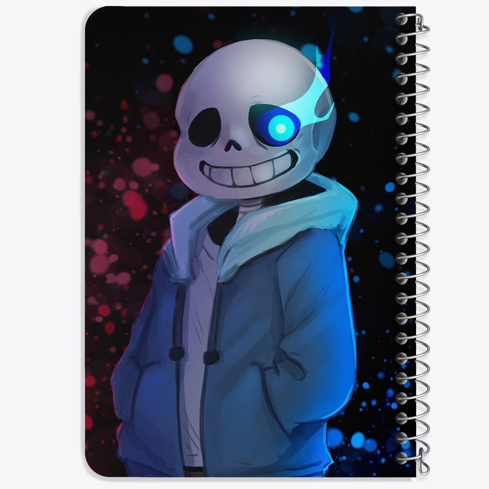 دفتر نقاشی 50 برگ خندالو طرح آندرتیل (Undertale) کد F14435