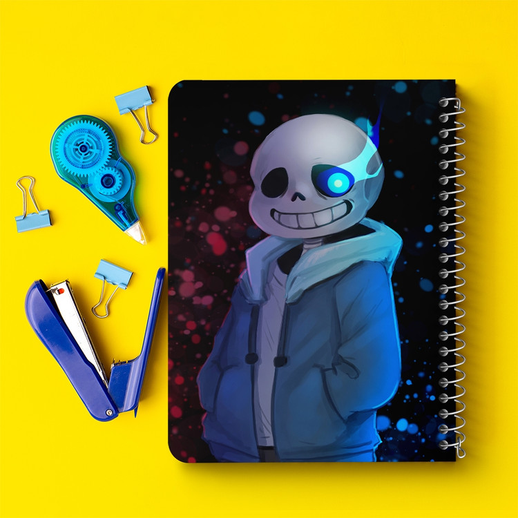دفتر نقاشی 50 برگ خندالو طرح آندرتیل (Undertale) کد F14435