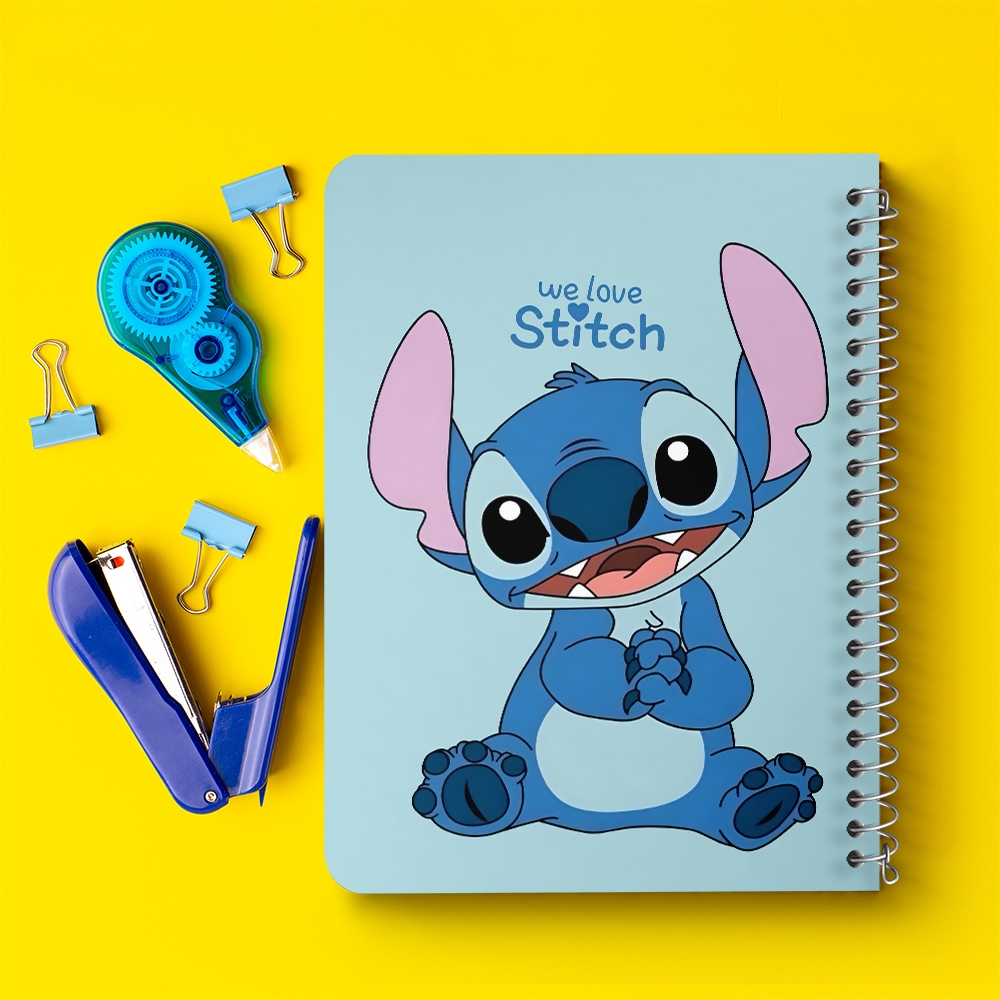 دفتر نقاشی 50 برگ خندالو طرح استیچ (Stitch) کد F14433