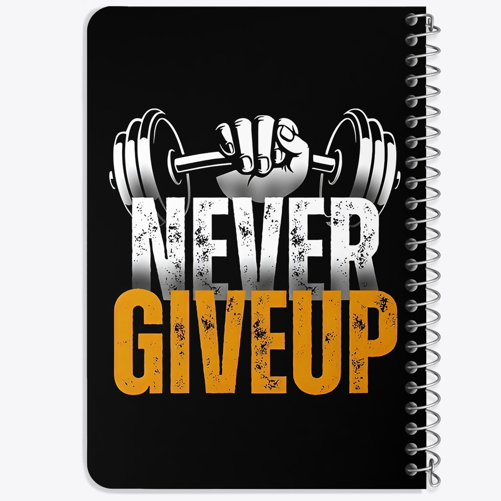 دفتر نقاشی 50 برگ خندالو طرح Never Give Up کد F14428