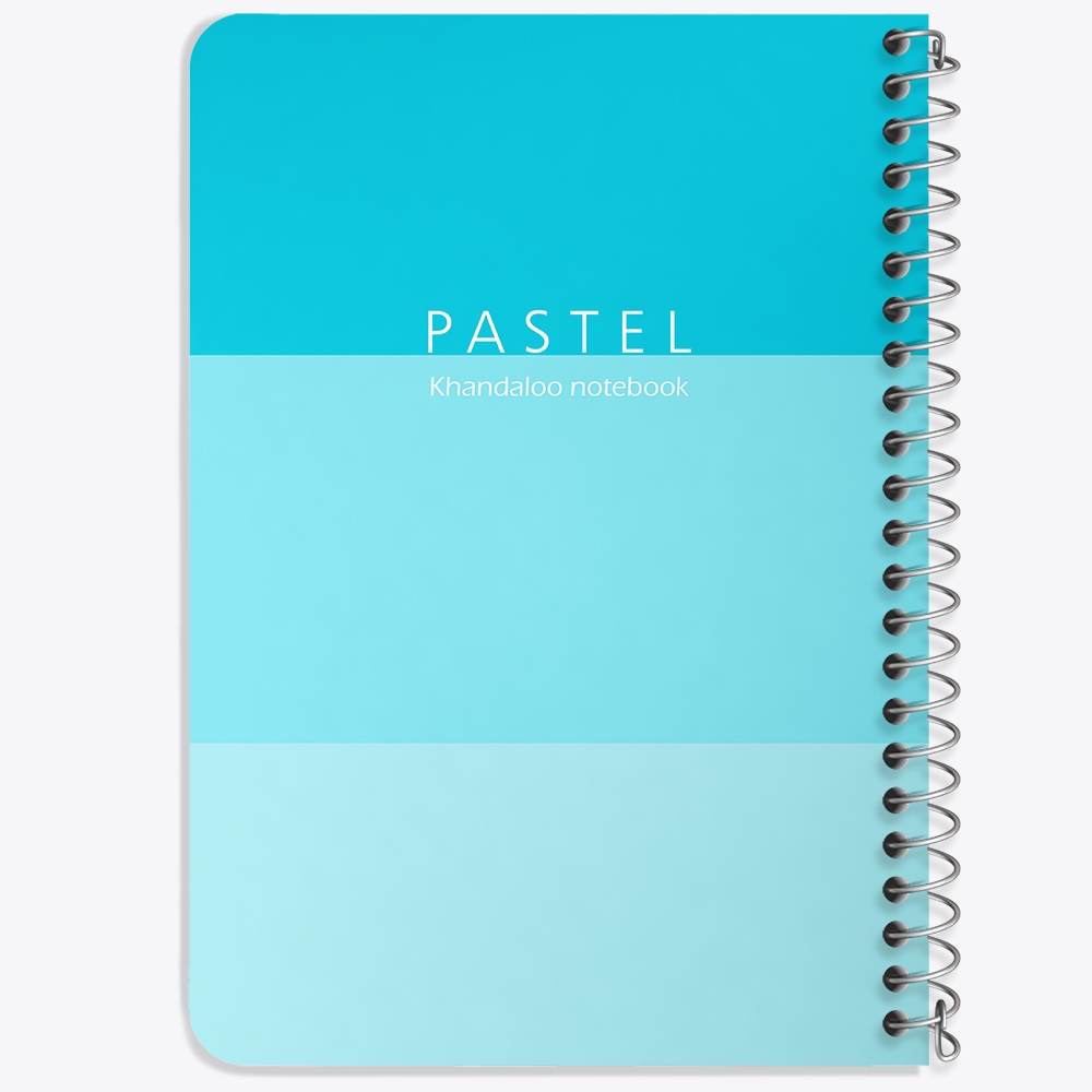 دفتر نقاشی 50 برگ خندالو طرح طرح مینیمال پاستل (Blue) کد N9804