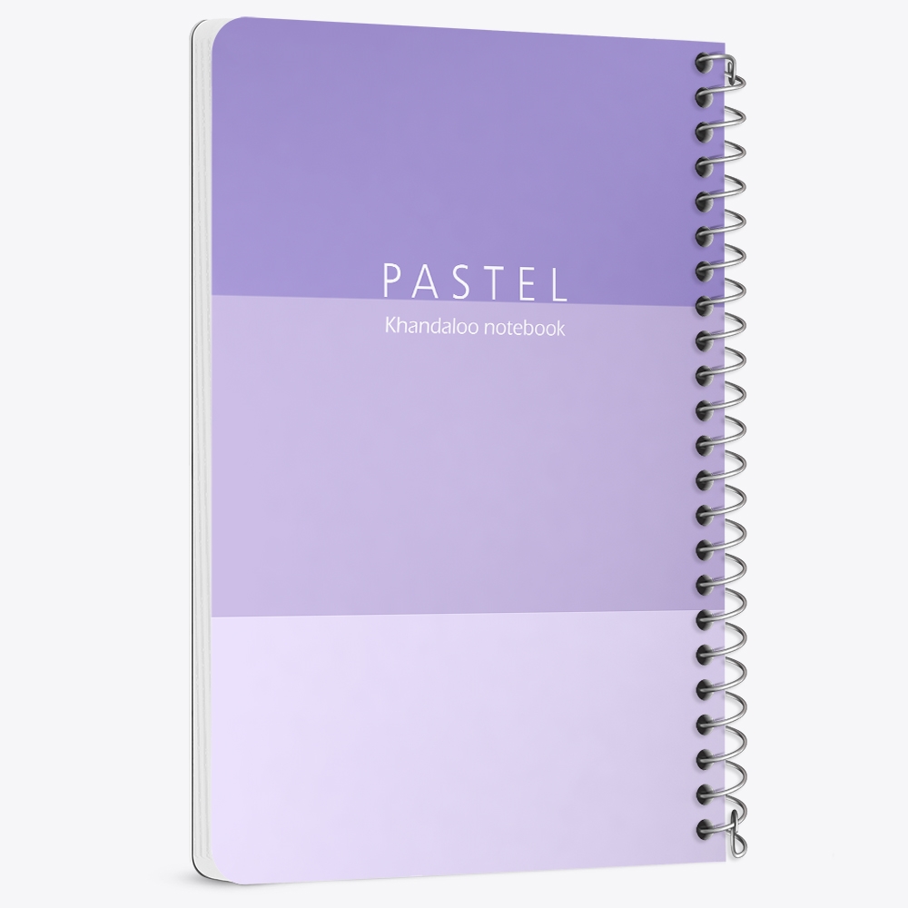 دفتر نقاشی 50 برگ خندالو طرح طرح مینیمال پاستل (Pink) کد N9801