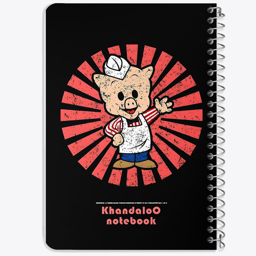 دفتر نقاشی 50 برگ خندالو طرح پیگلی ویگلی (Piggly Wiggly) کد N9799