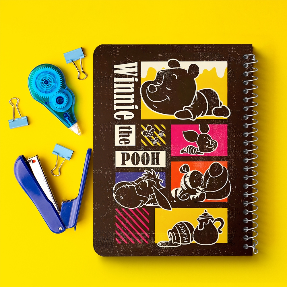 دفتر نقاشی 50 برگ خندالو طرح خرس پو (Winnie the Pooh) کد N9795
