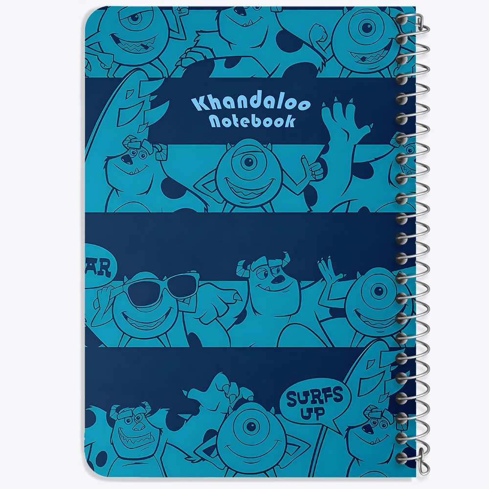 دفتر نقاشی 50 برگ خندالو طرح انیمیشن کارخانه هیولاها (Monsters,Inc) کد N9794