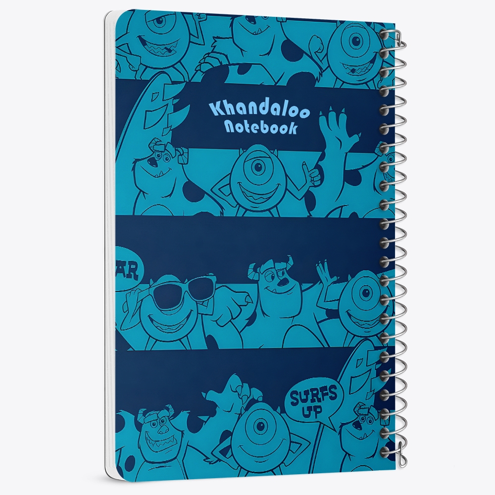 دفتر نقاشی 50 برگ خندالو طرح انیمیشن کارخانه هیولاها (Monsters,Inc) کد N9794