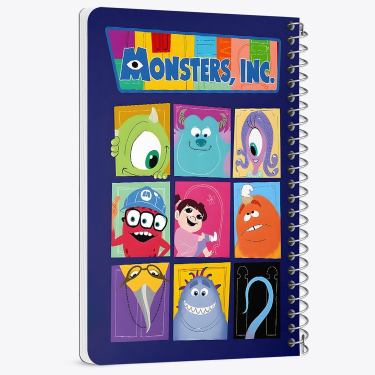 دفتر نقاشی 50 برگ خندالو طرح انیمیشن کارخانه هیولاها (Monsters,Inc) کد N9793