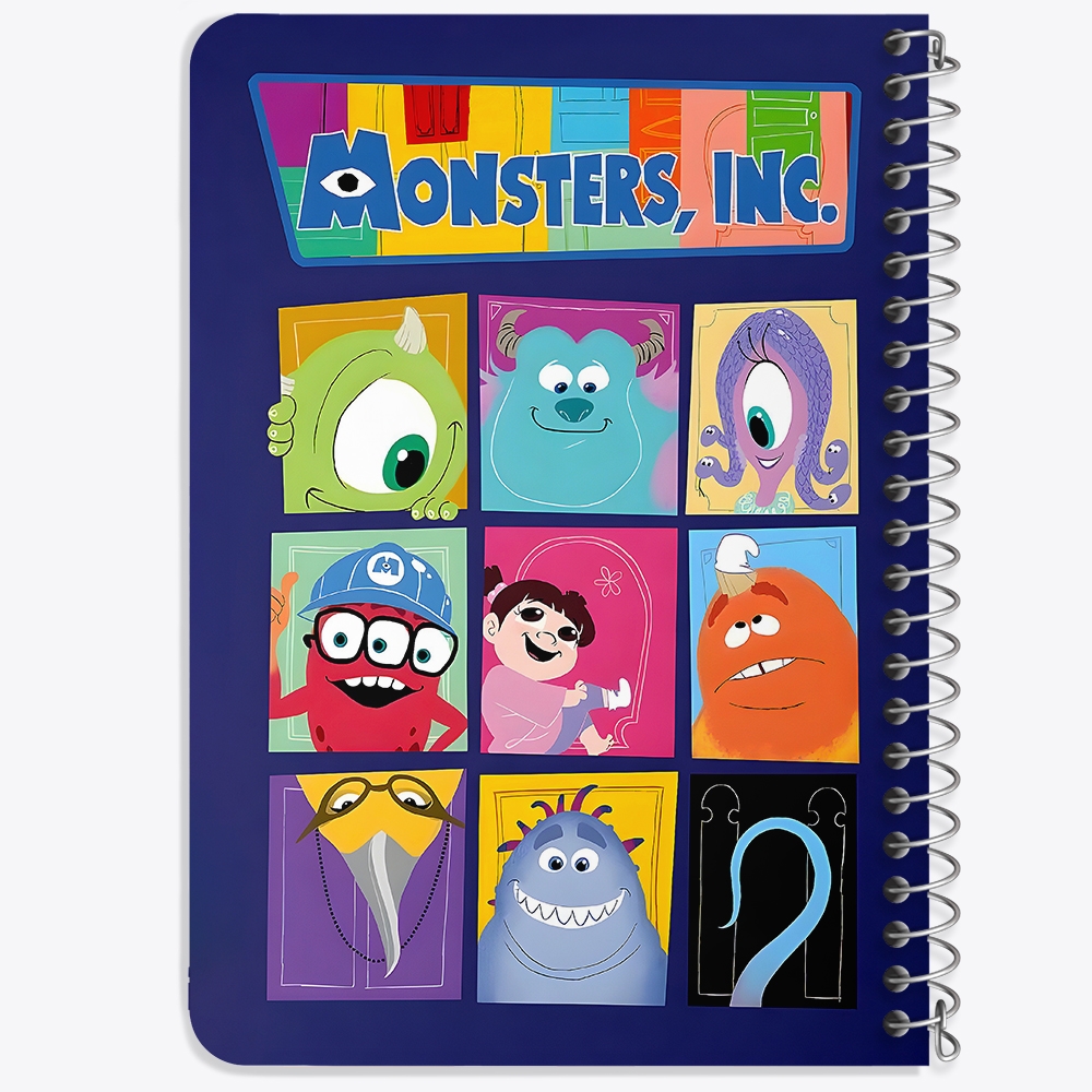 دفتر نقاشی 50 برگ خندالو طرح انیمیشن کارخانه هیولاها (Monsters,Inc) کد N9793