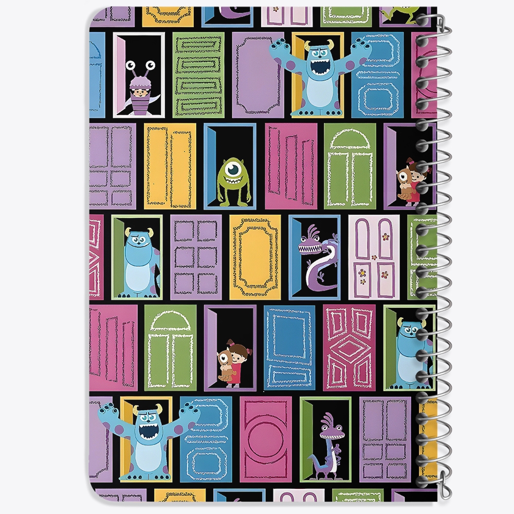 دفتر نقاشی 50 برگ خندالو طرح انیمیشن کارخانه هیولاها (Monsters,Inc) کد N9792