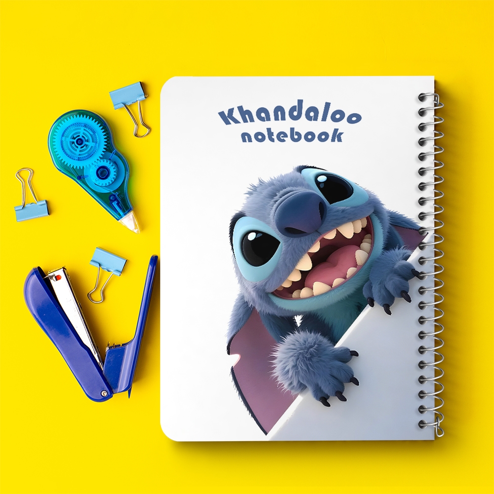 دفتر نقاشی 50 برگ خندالو طرح استیچ (Stitch) کد N9791