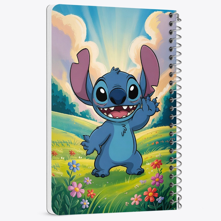 دفتر نقاشی 50 برگ خندالو طرح استیچ (Stitch) کد N9788