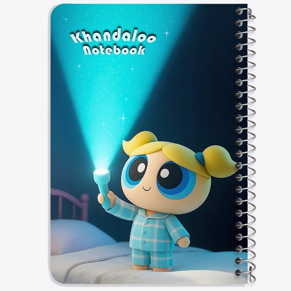 دفتر نقاشی 50 برگ خندالو طرح پاورپاف گرلز (The Powerpuff Girls) کد N9776