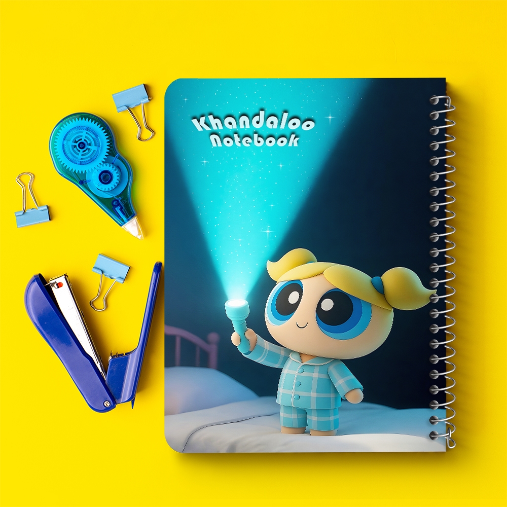 دفتر نقاشی 50 برگ خندالو طرح پاورپاف گرلز (The Powerpuff Girls) کد N9776