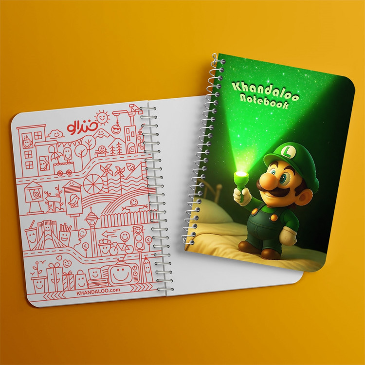 دفتر نقاشی 50 برگ خندالو طرح (Mario) سوپر ماریو کد N9771