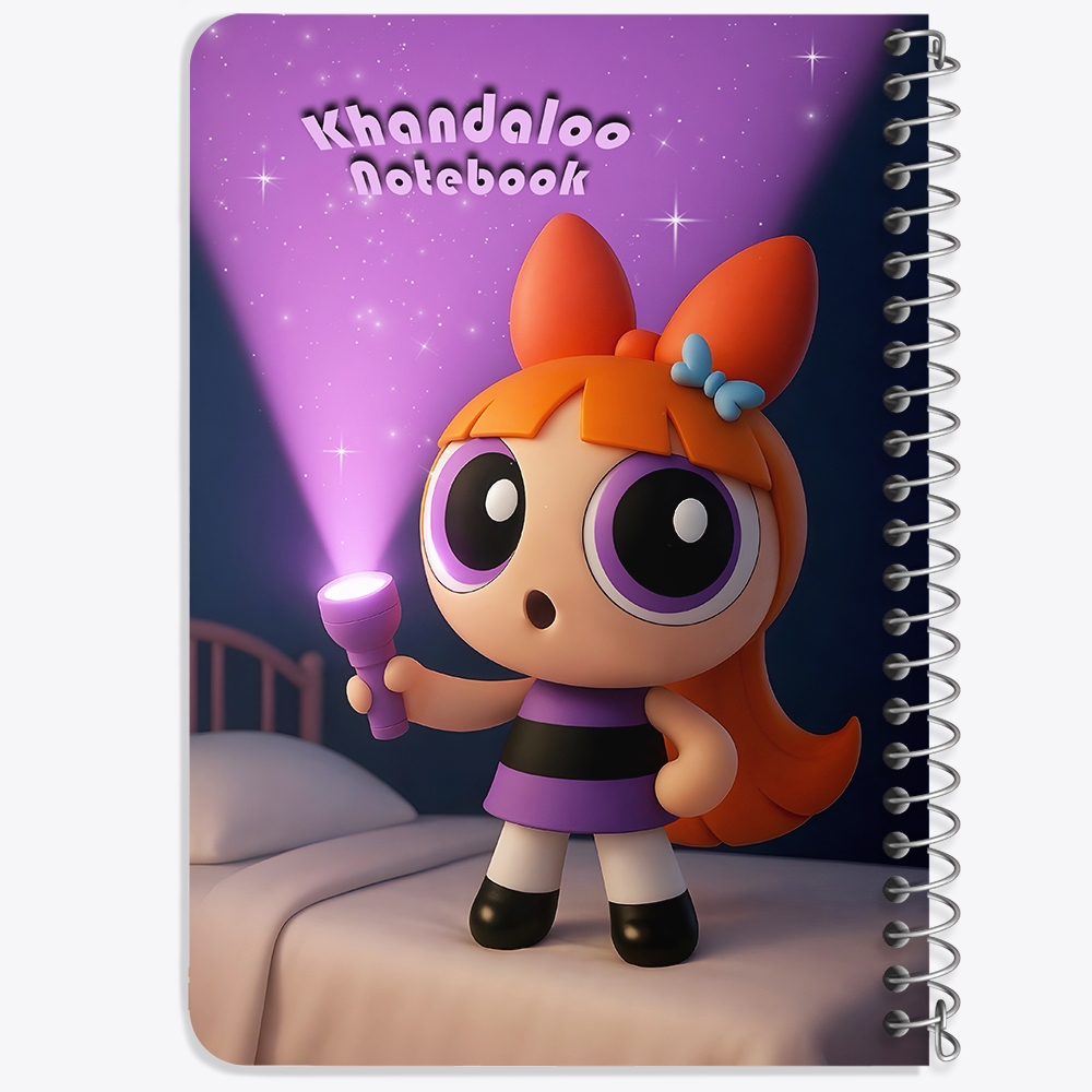 دفتر نقاشی 50 برگ خندالو طرح پاورپاف گرلز (The Powerpuff Girls) کد N9769