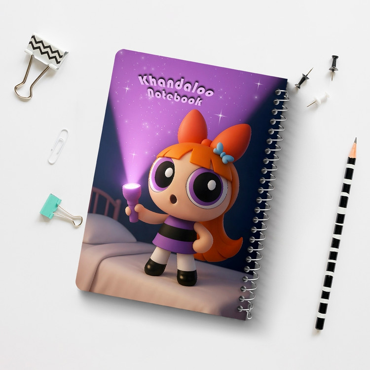 دفتر نقاشی 50 برگ خندالو طرح پاورپاف گرلز (The Powerpuff Girls) کد N9769