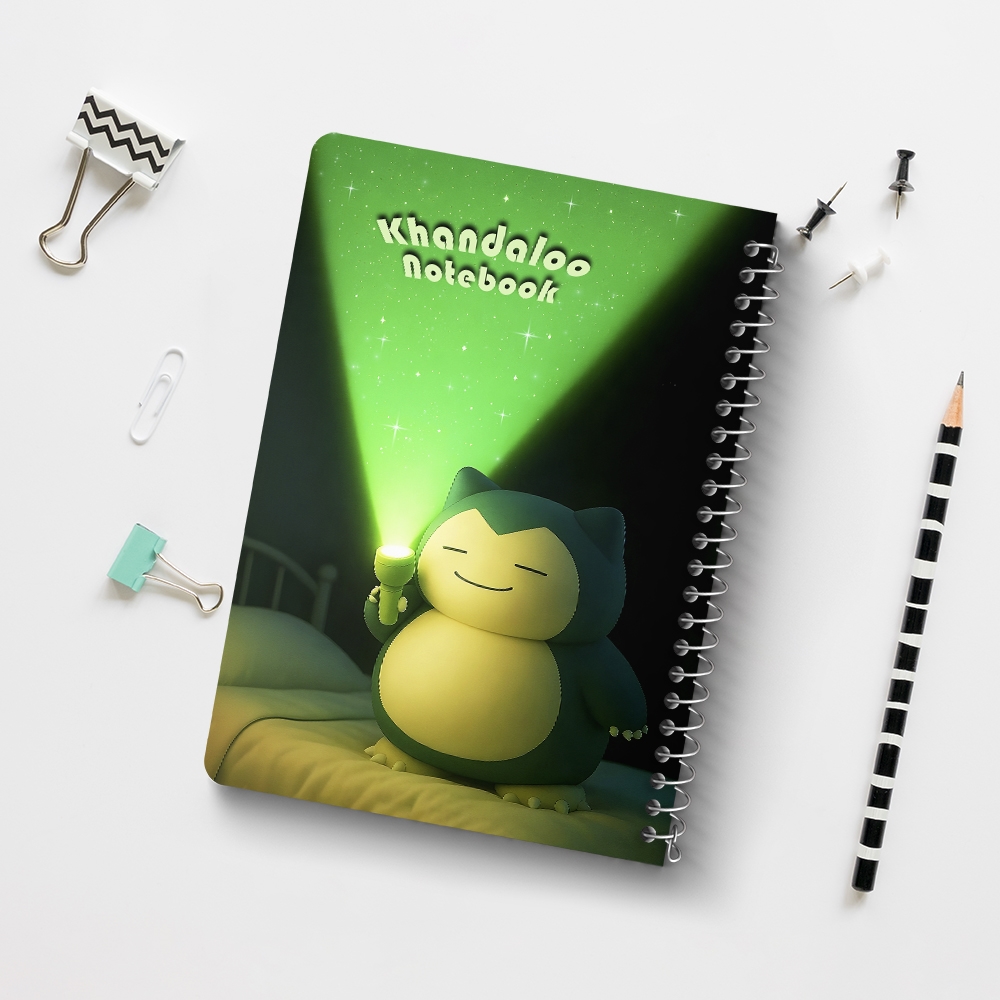 دفتر نقاشی 50 برگ خندالو طرح اسنورلاکس پوکمون (Pokemon) کد N9763