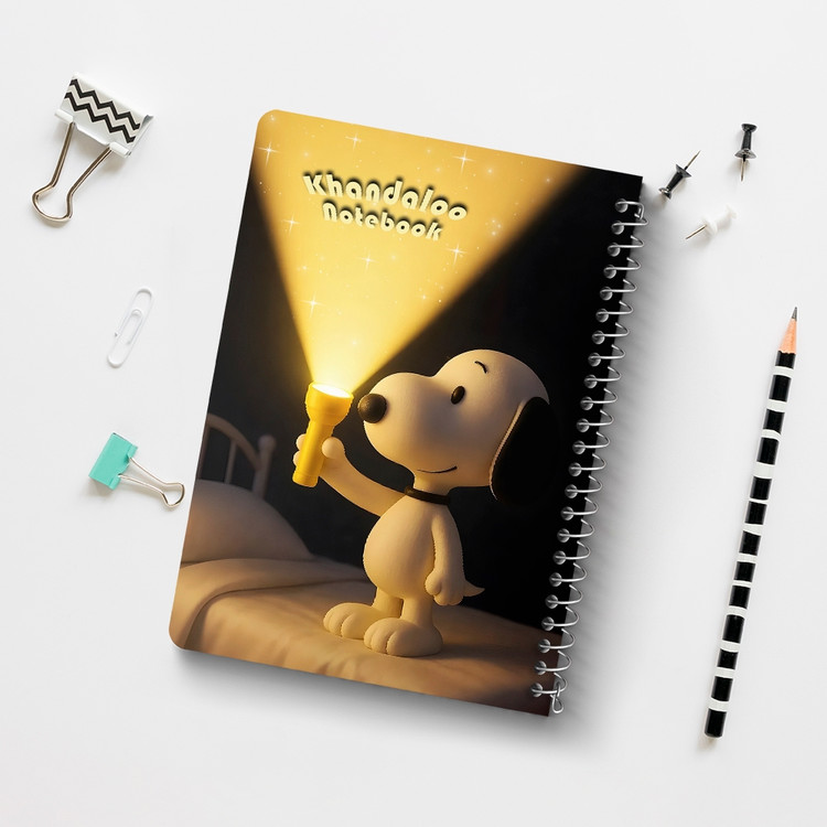 دفتر نقاشی 50 برگ خندالو طرح اسنوپی (Snoopy) کد N9762
