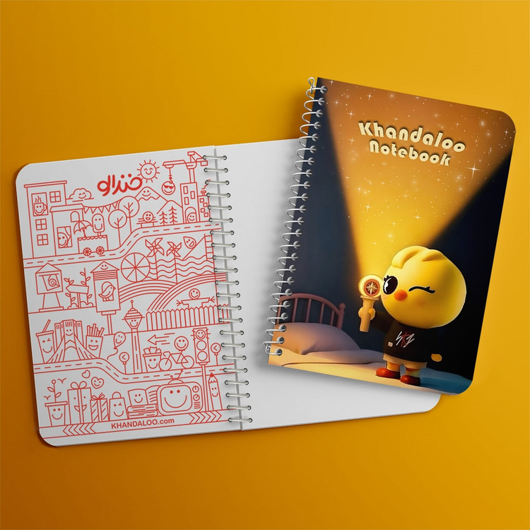 دفتر نقاشی 50 برگ خندالو طرح اسکیزو (Bbokari Stray kids) کد N9742