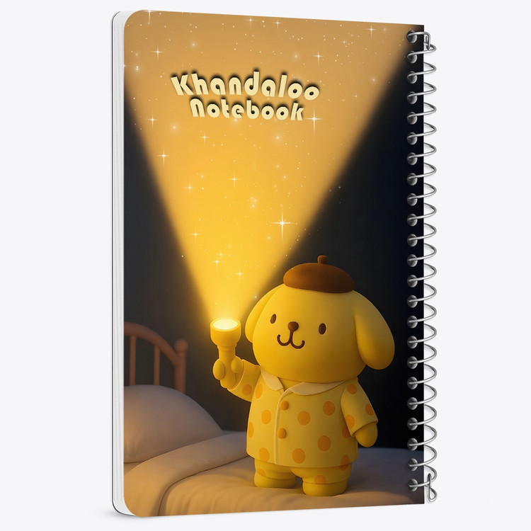 دفتر نقاشی 50 برگ خندالو طرح پوم پوم پورین (Pompompurin) کد N9727