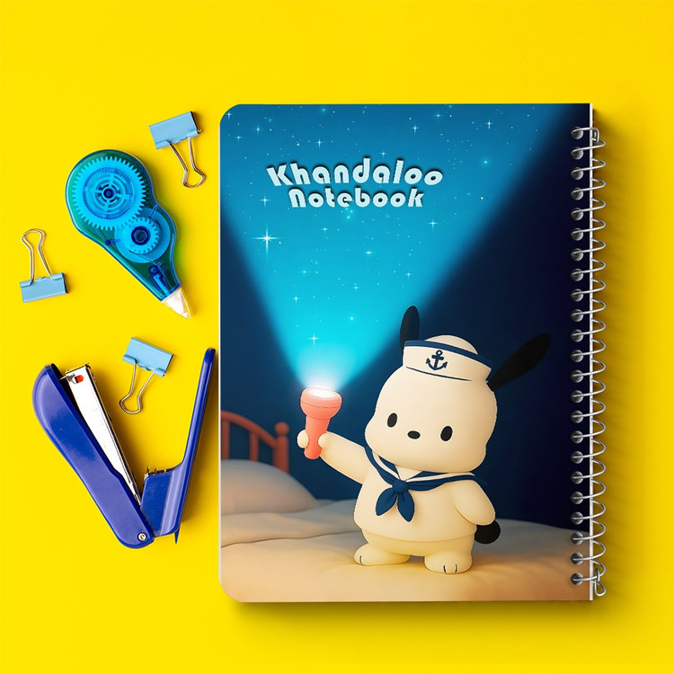 دفتر نقاشی 50 برگ خندالو طرح پوچاکو (Pochacco) کد N9719