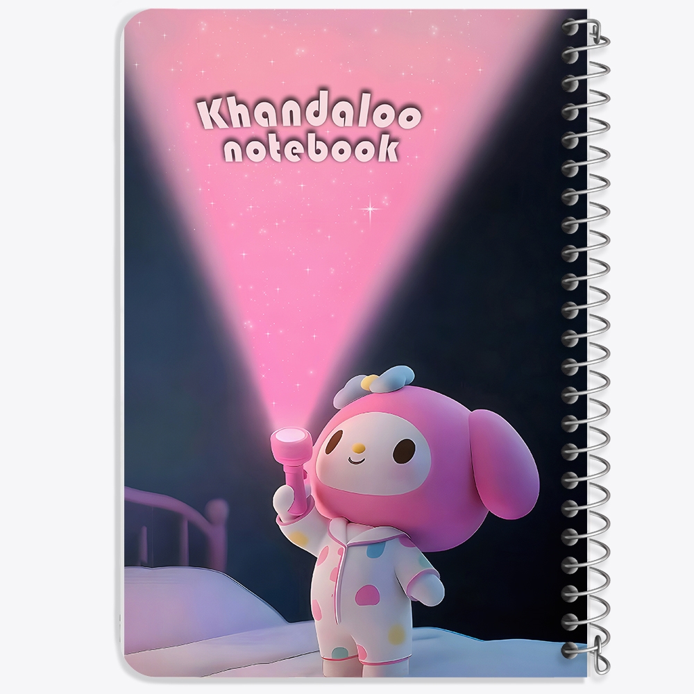 دفتر نقاشی 50 برگ خندالو طرح مای ملودی (My Melody) کد N9709