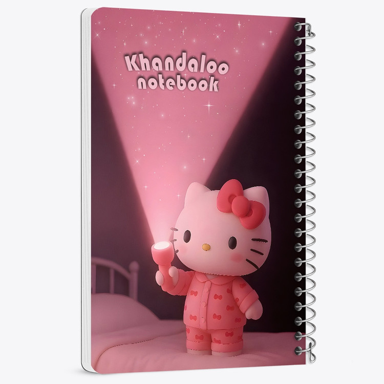 دفتر نقاشی 50 برگ خندالو طرح هلو کیتی (Hello Kitty) کد N9707