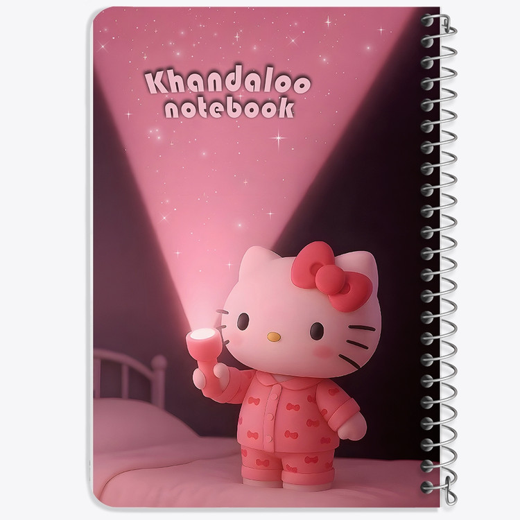 دفتر نقاشی 50 برگ خندالو طرح هلو کیتی (Hello Kitty) کد N9707