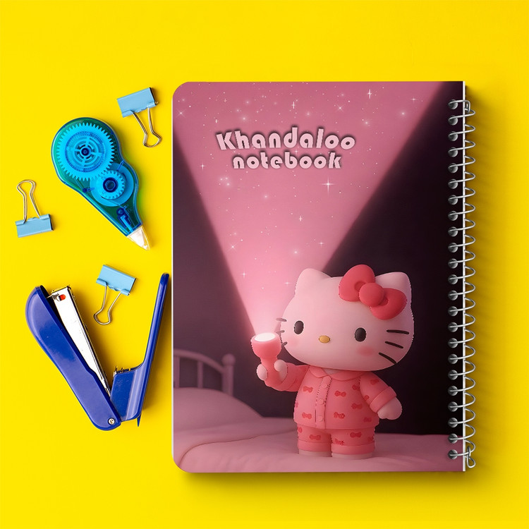 دفتر نقاشی 50 برگ خندالو طرح هلو کیتی (Hello Kitty) کد N9707