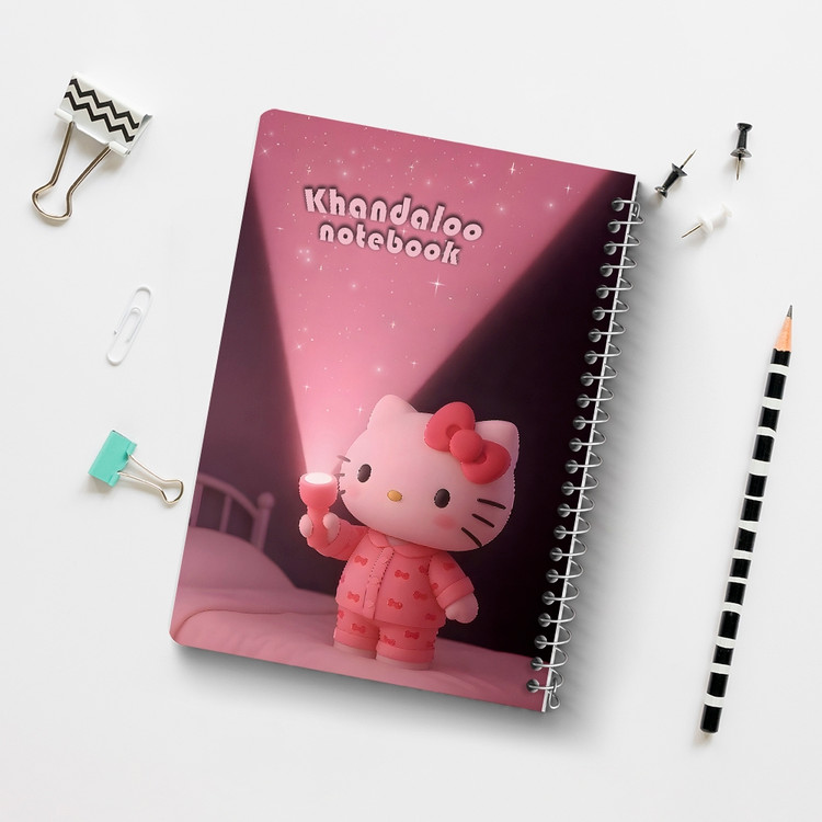 دفتر نقاشی 50 برگ خندالو طرح هلو کیتی (Hello Kitty) کد N9707