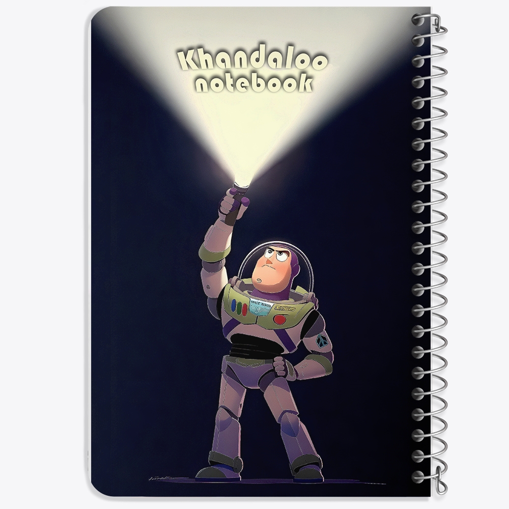 دفتر نقاشی 50 برگ خندالو طرح باز لایتر داستان اسباب بازی (Toy Story) کد N9705