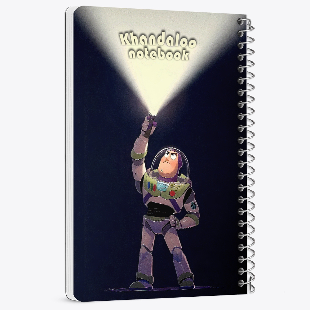 دفتر نقاشی 50 برگ خندالو طرح باز لایتر داستان اسباب بازی (Toy Story) کد N9705