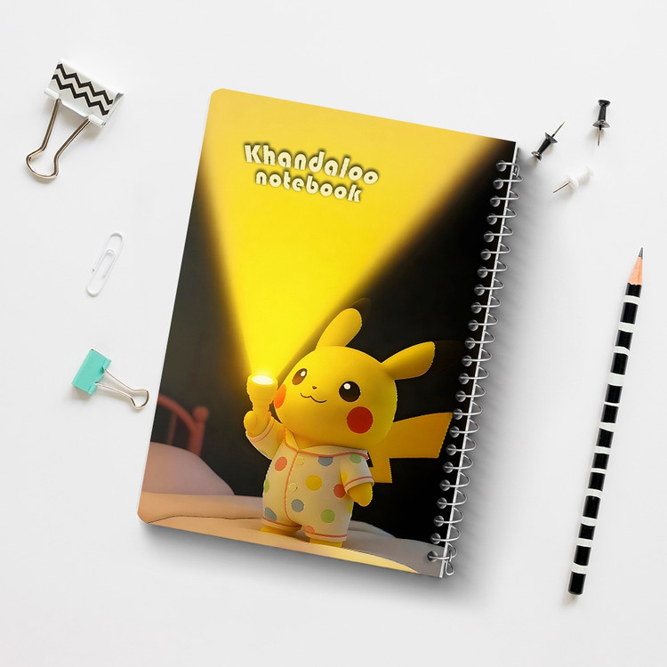 دفتر نقاشی 50 برگ خندالو طرح انیمه پوکمون (Pokemon) کد N9702